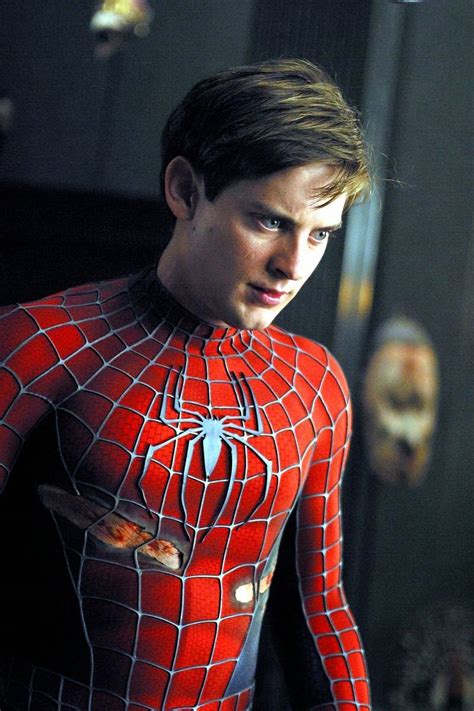 spider man ripped suit|tobey maguire spider man suit.